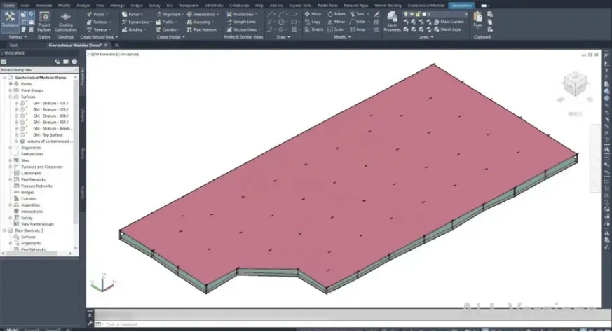 Civil 3D 2022 — инструменты